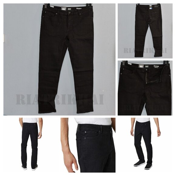 DKNY Men's Duane Soft Touch Stretch Straight‎ Fit - Picture 1 of 11